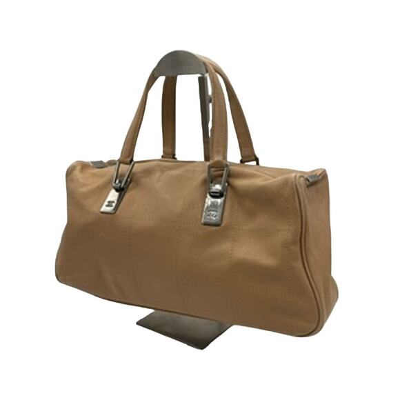 Chanel Chocolate Bar Design Tan Leather Shoulder Bag*GORGEOUS*EUC - Picture 4 of 16